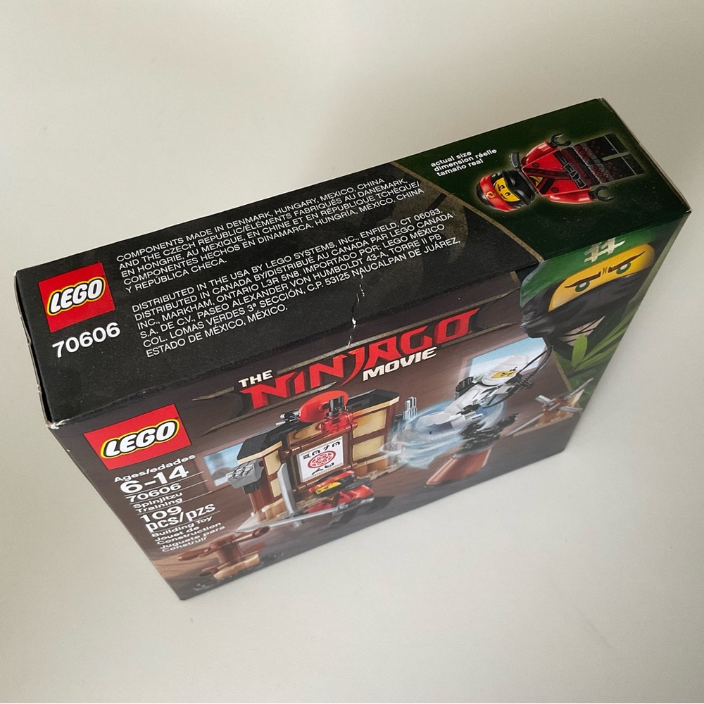 LEGO 70606 The Ninjago Movie Spinjitzu Training Building Toy Kai Retired New - Picture 5 of 7